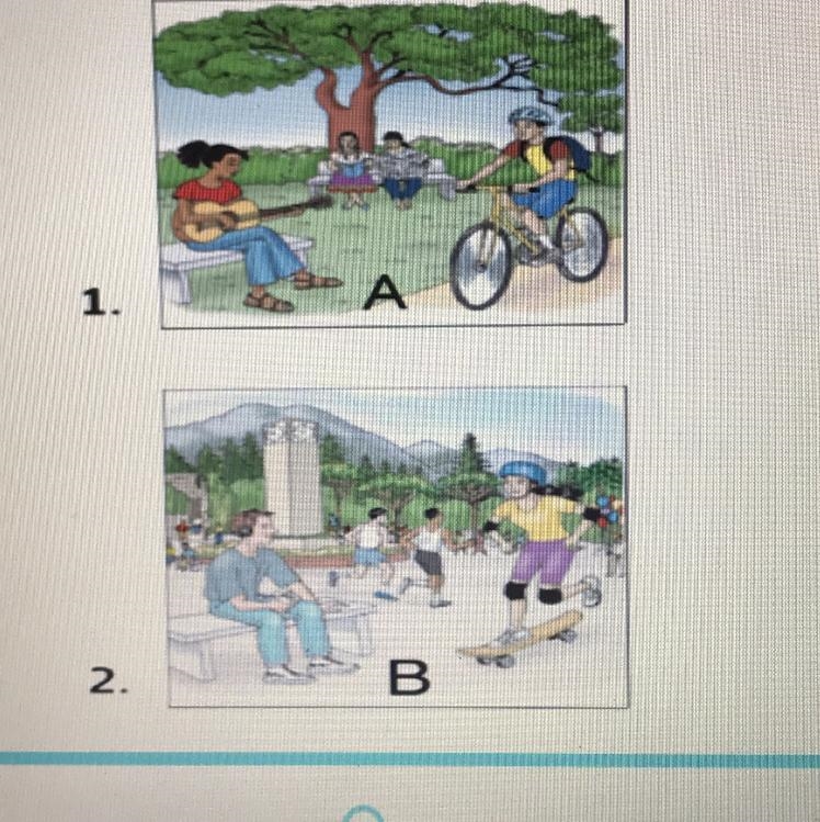 I need help identifying the 6 things going on in both pictures. Not 6 each, just maybe-example-1