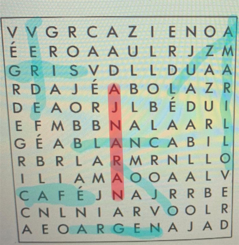 Help it’s a word search and I’m only need one word I’m miss the word orange and I-example-1