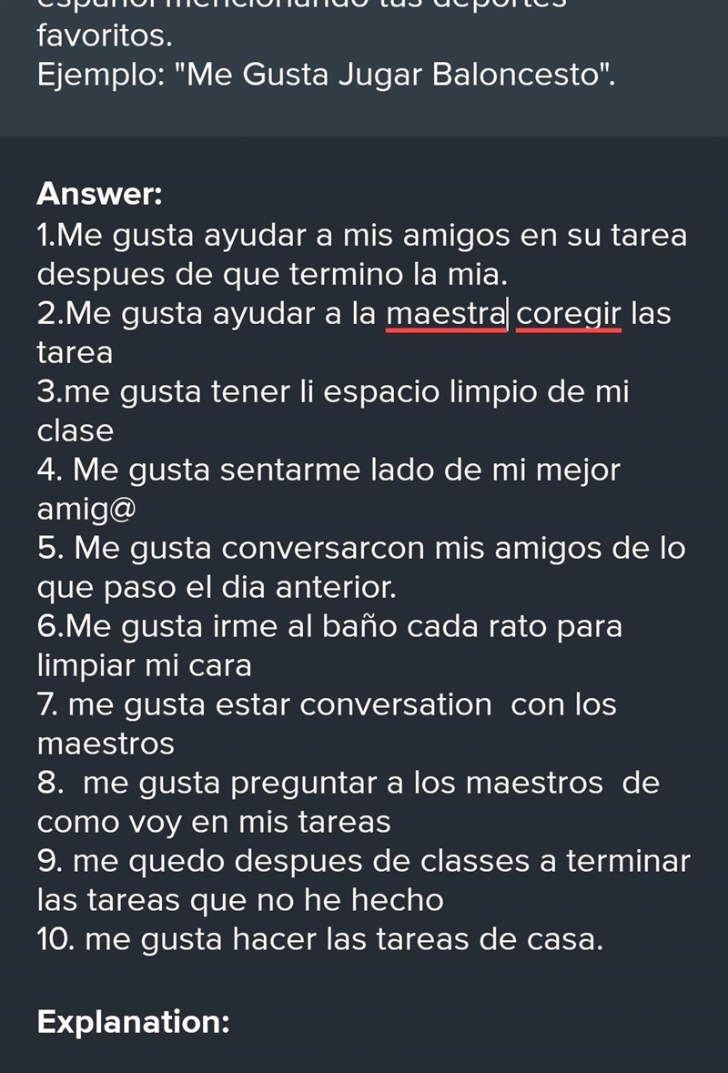 Cuales son Actividades que te gusta hacer por diversion cuando no estas trabajando-example-1