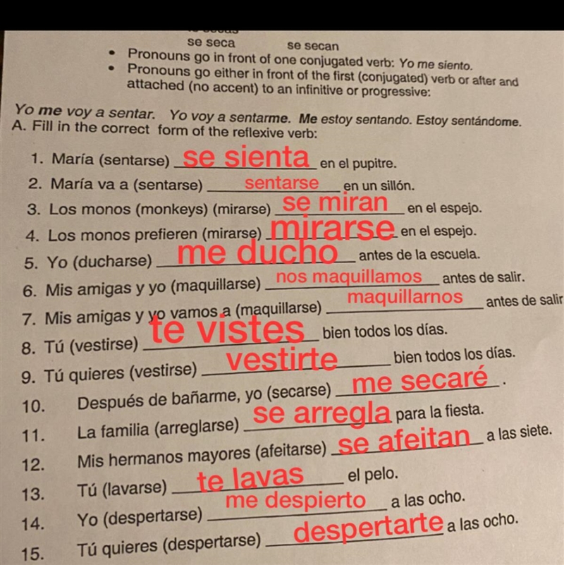 Fill in with the correct form in spanish-example-1