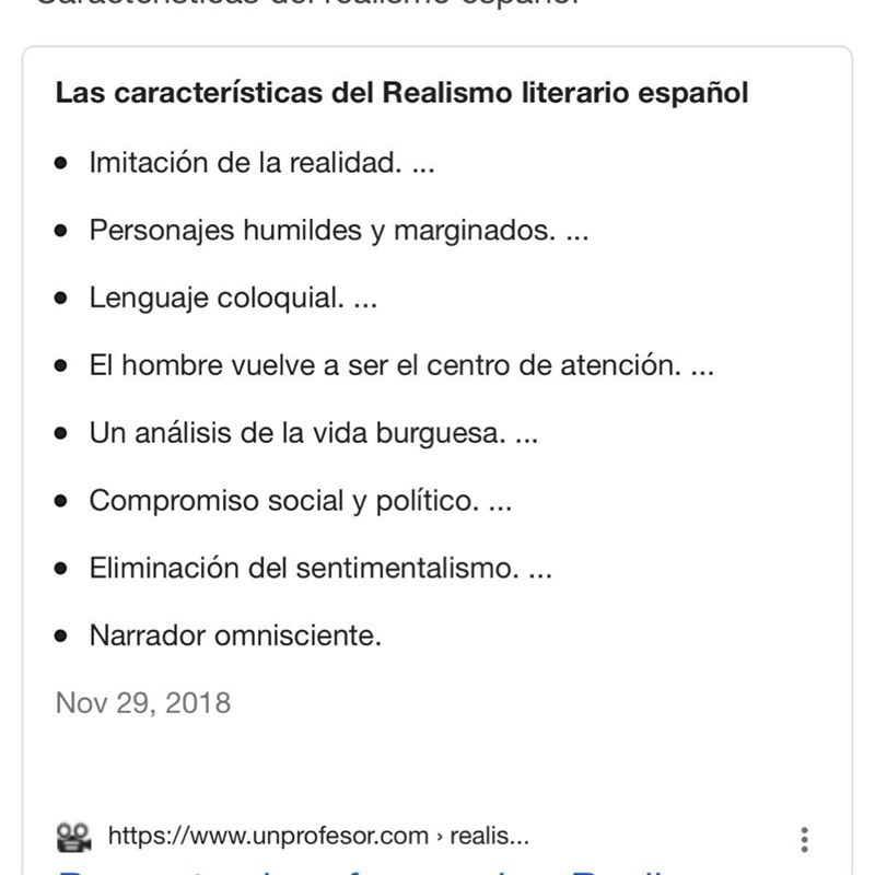 Idea principal sobre el realismo en la literatura española-example-1