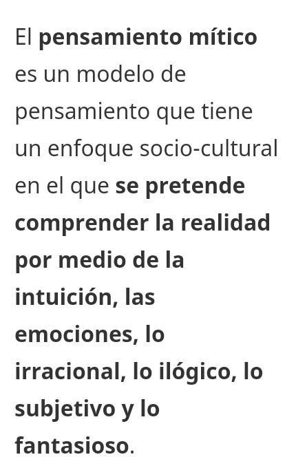 Cuales son las características del pensamiento mítico precolombino​-example-1