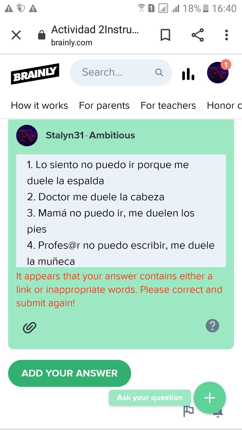 Actividad 2 Instruction: Respond to the following situations in SPANISH. 1. You invited-example-1