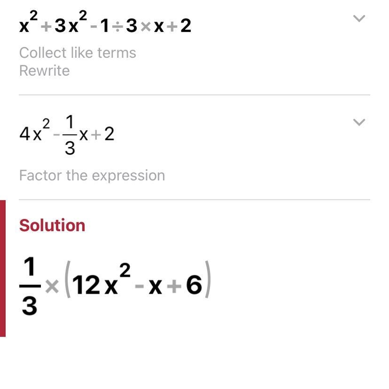 X² + 3x²-1 is divided by 3x+2​-example-1