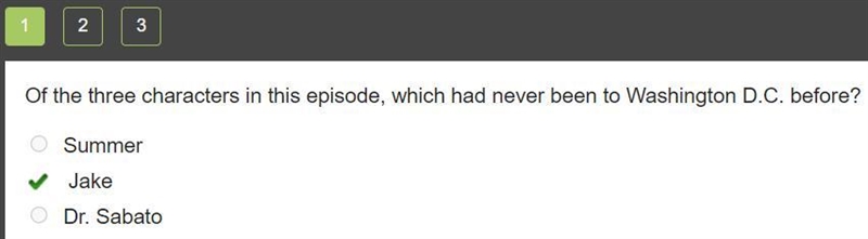 How long does Jake give Dr. Sabato to tell them who he is and what he's doing? Five-example-1