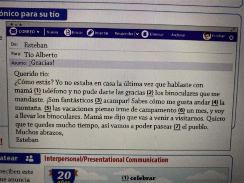 Part 2. I must choose “Por” or “Para” for each question. May I have some help?-example-1