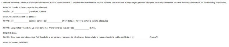 Spanish 3 Question. Second picture is already the answers I tried. I got one of them-example-1