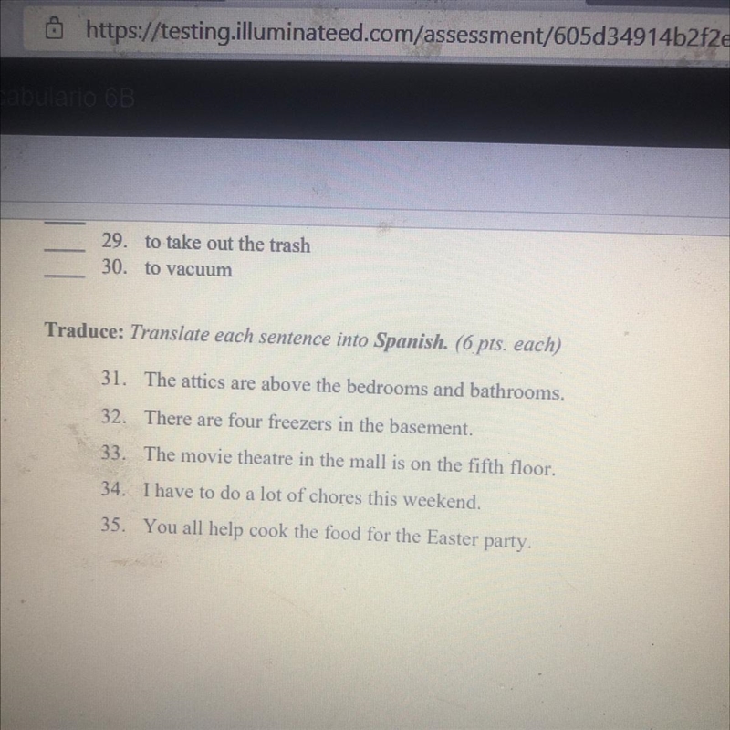 For those fluent in Spanish, can you help translate the sentences-example-1