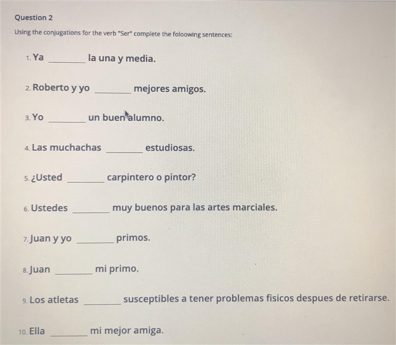 What ser conjunctions complete the sentences-example-1