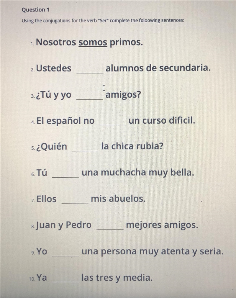 What ser conjunctions complete the sentences-example-2