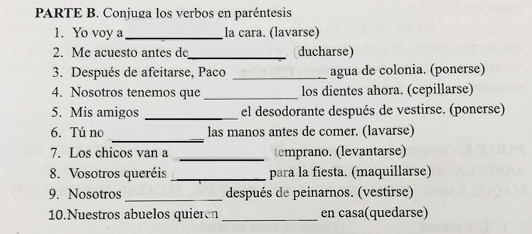 Fill in the blanks using the given verb in present simple tense.-example-1