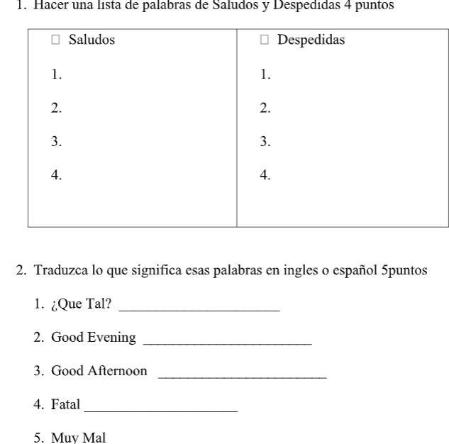 HEY CAN ANYONE PLS ANSWER DIS SPANISH WORK!!!!-example-1