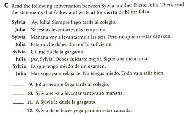 I need help with spanish! (look at the picture)-example-1