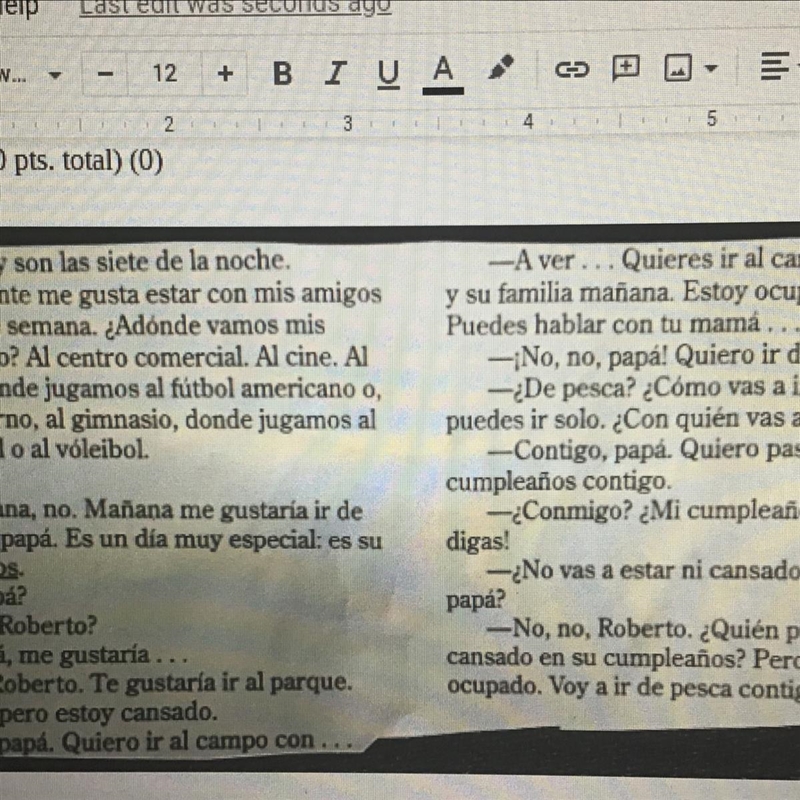 Answer these questions in english complete sentences. 1. What does Roberto generally-example-1