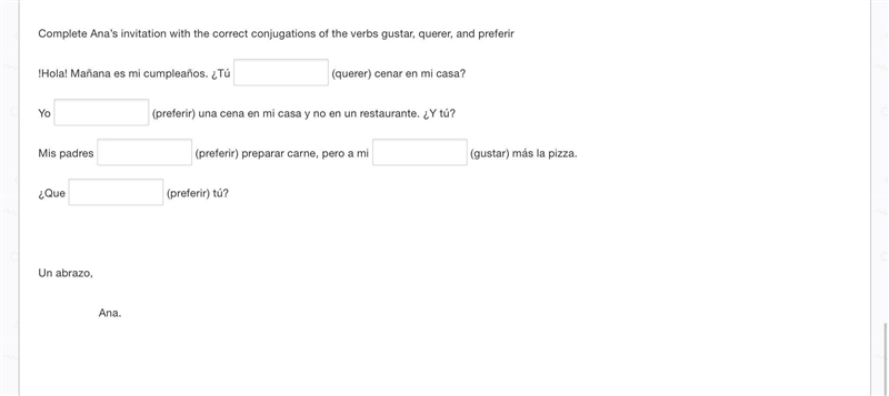 Spanish work please help please answer all question 25 points-example-1