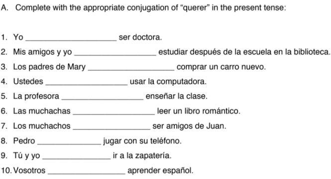 HEY CAN ANYONE PLS ANSWER DIS SPANISH WORK!!!!!!!-example-1