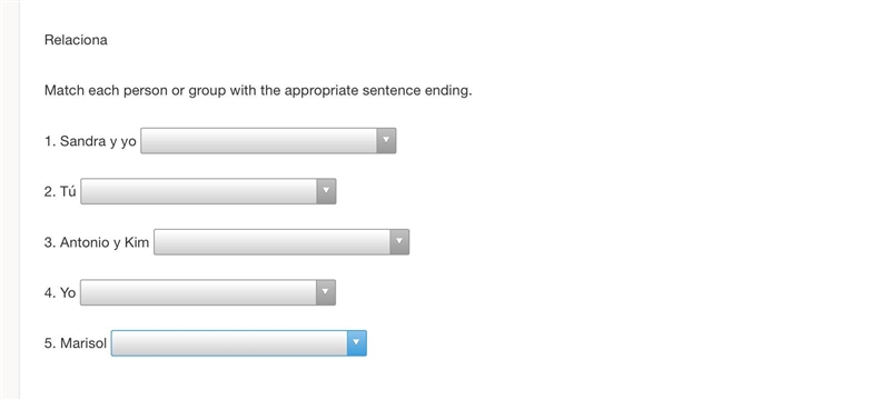 Spanish work please help For the first on the answear choices are tienen que comprar-example-1