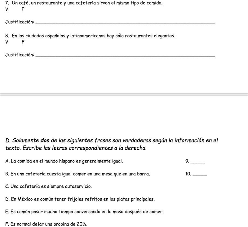 If ur really good at spanish please help me heres the assignment and the reading that-example-2