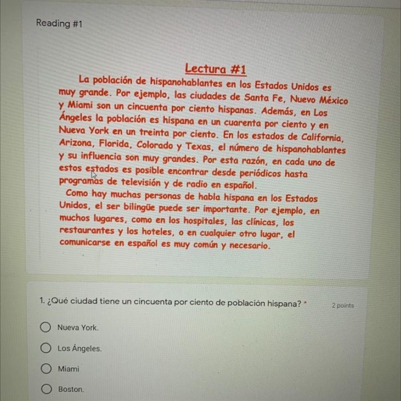 Can someone read this and help me with my Spanish question thanks-example-1