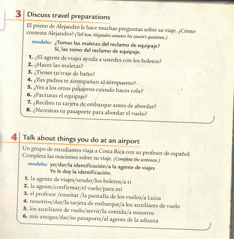 Please help on 3 and 4 ASAP. Test Tomorrow!! :(((((-example-1