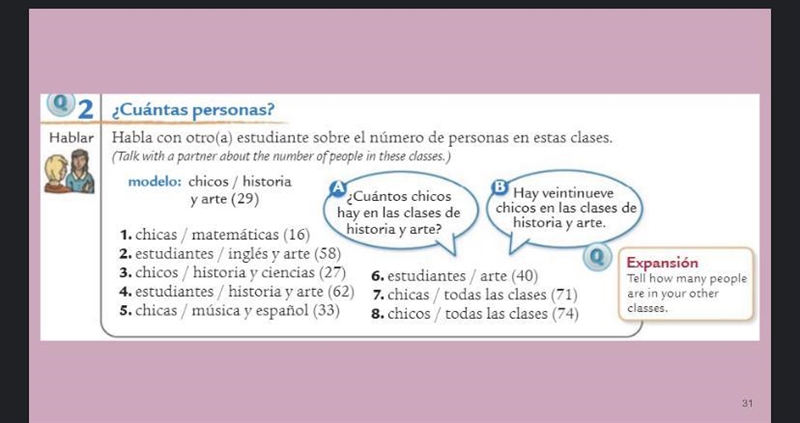 Helppppp please easy Spanish 1-8 read directions-example-1