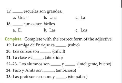 I need help plz I’m not good at Spanish-example-1