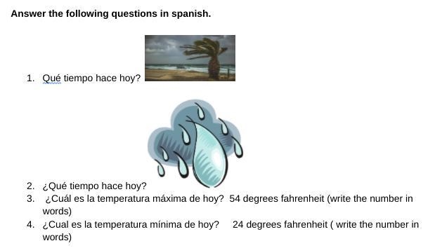 HEY CAN ANYONE PLS ANSWER DIS SPANISH WORK!!-example-1