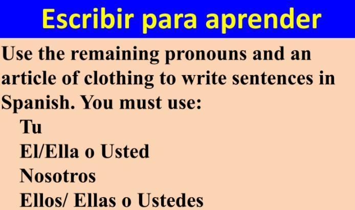 HEY CAN ANYONE PLS ANSWER DIS SPANISH WORK!!-example-1