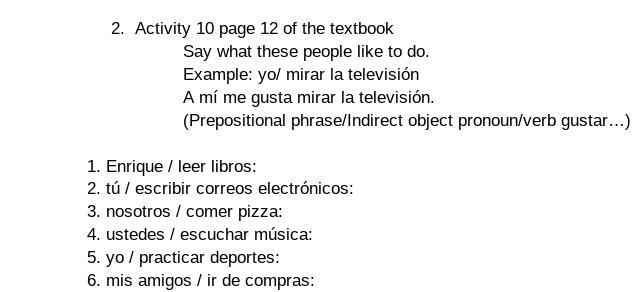 Por favor ponga estas palabras en oraciones. ¡Mira la captura de pantalla a continuaci-example-1