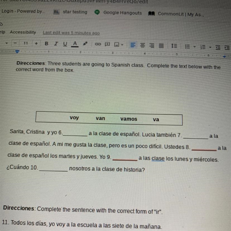 Please help fill the blank easy if yk spanish-example-1