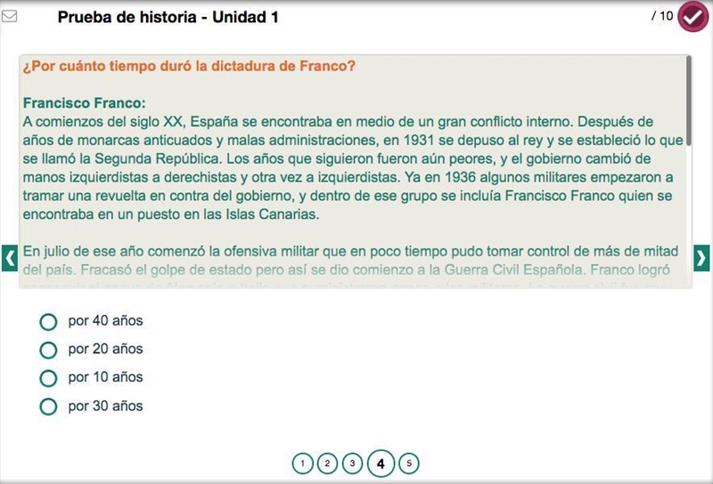 PLEASE HELP WITH SPANISH!! PT 4 Question that goes along with the reading, answer-example-1