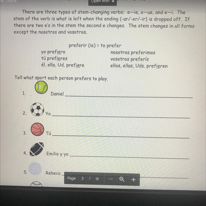 ASAP please help!!! Thank you 6. Esperanza y Jorge ——— 7. Eduardo————-example-1