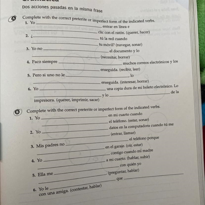 (10 points) can someone help with both A and B sections of the page. I need the answers-example-1