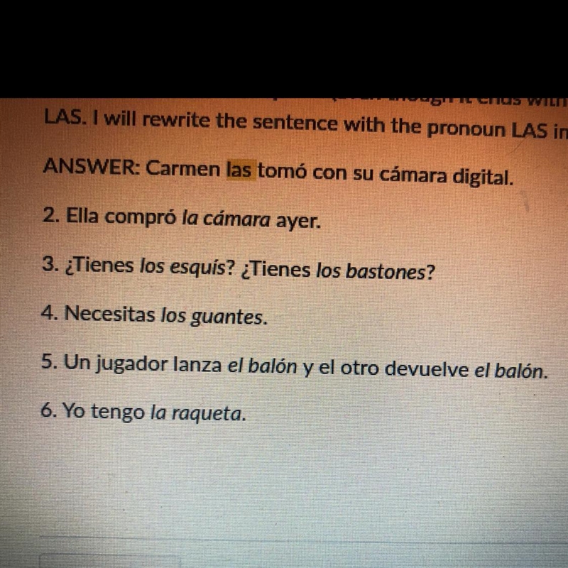 Rewrite using a pronoun. Rewrite the entire sentence replacing the italicized nouns-example-1