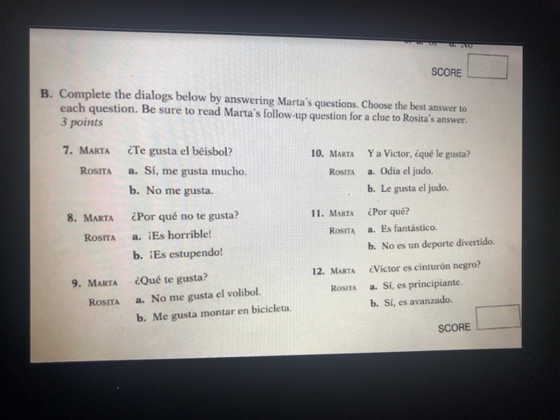 Please help me. I don’t know any Spanish and I was randomly put here. I will do anything-example-1