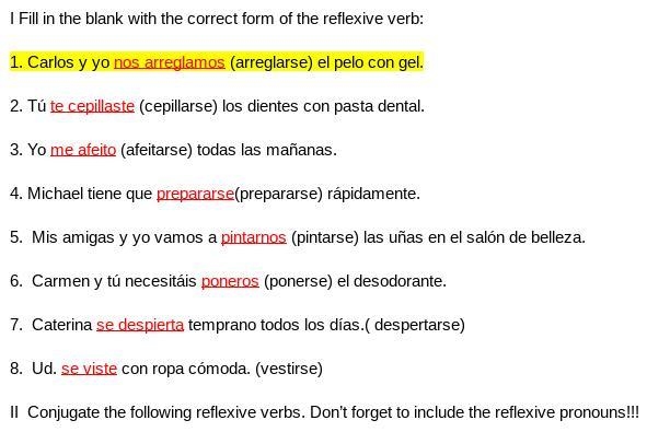 Please, correct my errors. I especially think I did something wrong with number 1!-example-1