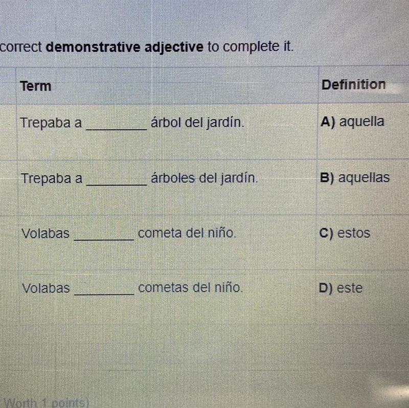 Can someone help me with this... basically you have to match each one.-example-1