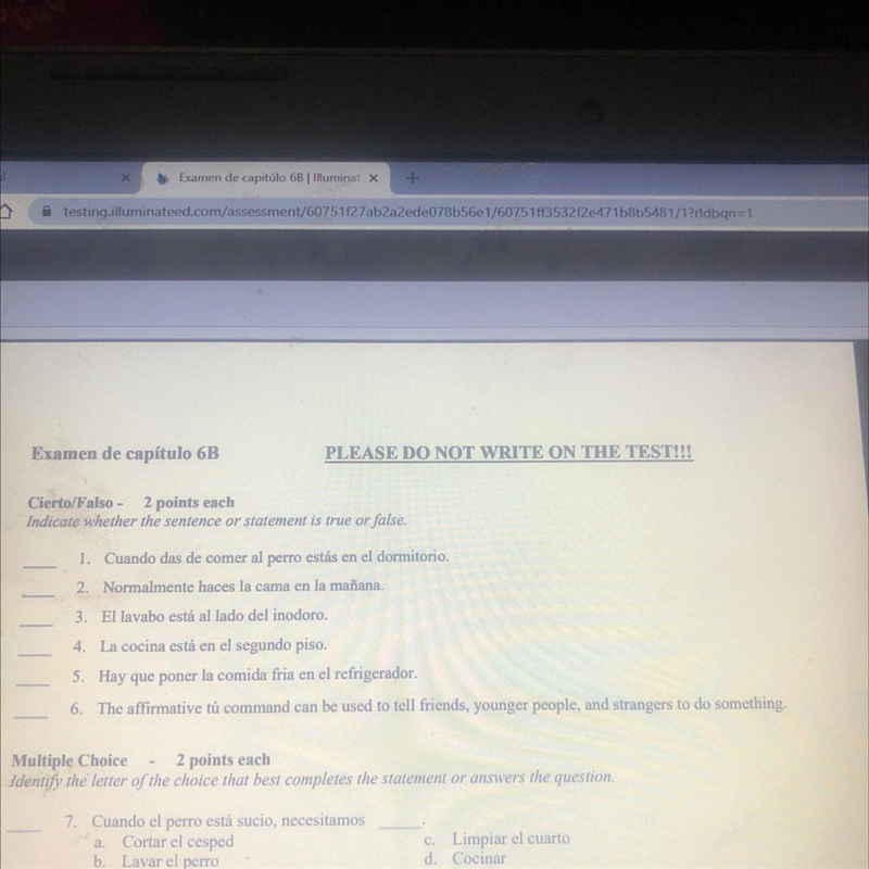 If you’re fluent in Spanish, please answer the questions above!-example-1