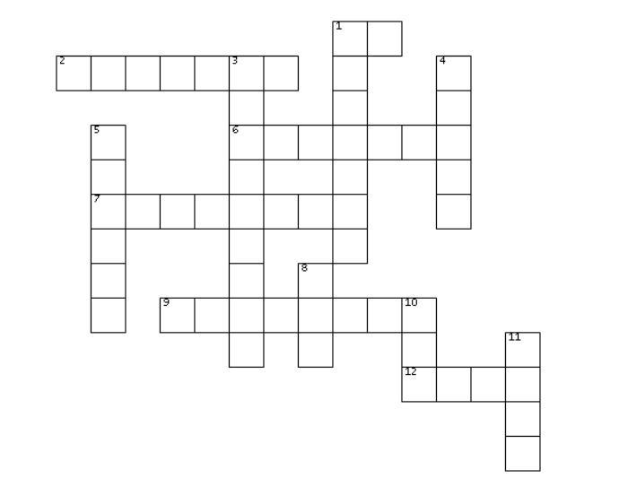 Present Tense (Regular/Irregular/Stem-changing) Crossword Puzzle ACROSS: 1. ir(mi-example-1