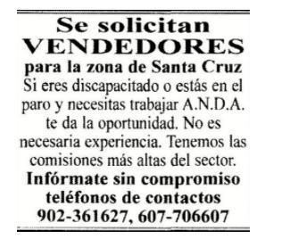 Instructions: After reviewing the classified ad, answer the questions below. 1. ¿Para-example-1