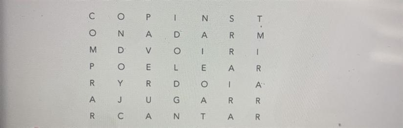 Find six activities that are spelled out in the grid. Plz I need help ASAP-example-1