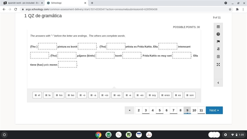 Picture spanish work ! please help-example-2