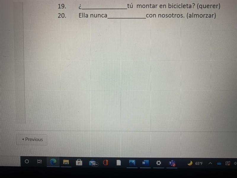 Escribe las raíces de los verbos.-example-1