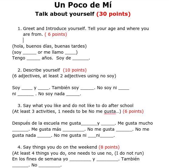 Use Spanish adjecives for female.-example-1