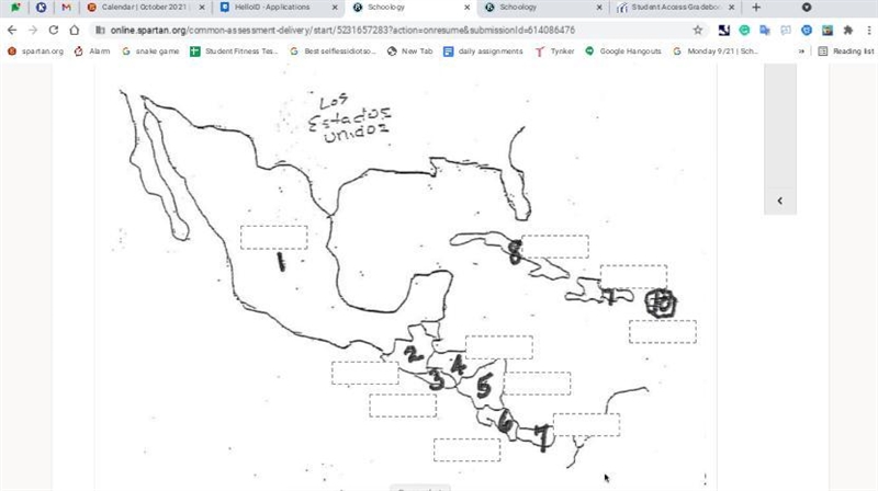 Central America map Label each of the countries on the map.-example-1