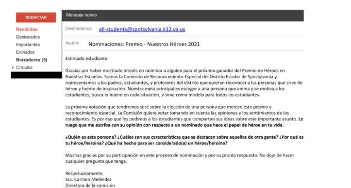 Lea y responda el correo electrónico de forma formal. Agregue el formato que se muestra-example-1