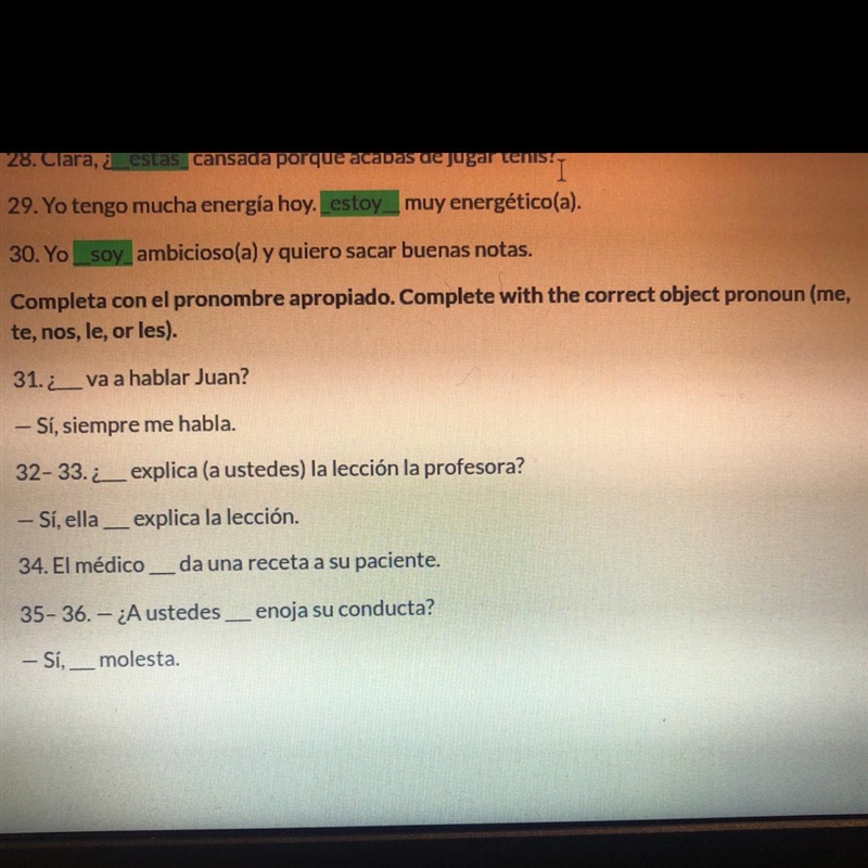 Spanish!!! I need help for this one!!!-example-1