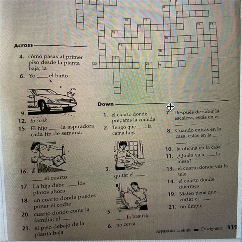 I need help with this Spanish crossword!! someone pls help me-example-1