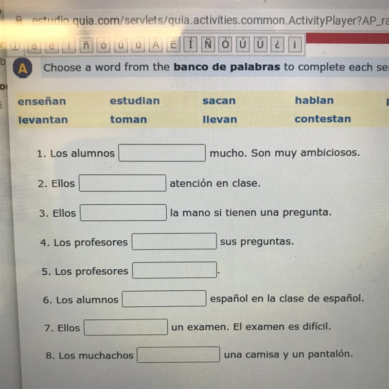 Answer the questions 1-8-example-1