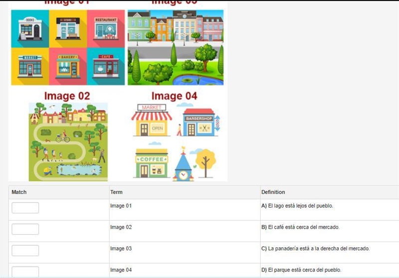 Question 2 (Matching Worth 4 points) (07.01 LC) Look at the images, read the sentences-example-1